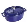 Staub Cocotte 29 Cm, Ovalado, Azul Oscuro, Hierro Fundido -Cocina Comercio 40510 288 0 1