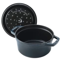 Staub Cocotte 20 Cm, Redondo, Verde Azulado-turquesa, Hierro Fundido -Cocina Comercio 40510 593 0 3