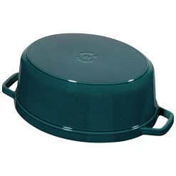 Staub Cocotte 31 Cm, Ovalado, Verde Azulado-turquesa, Hierro Fundido -Cocina Comercio 40510 598 0 3