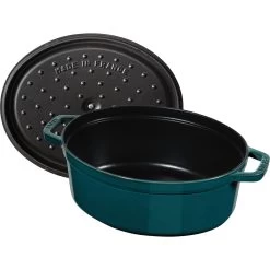 Staub Cocotte 31 Cm, Ovalado, Verde Azulado-turquesa, Hierro Fundido -Cocina Comercio 40510 598 0 5