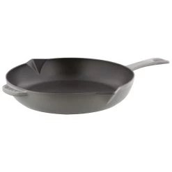 Staub Sartén Con Vertedor 26 Cm, Hierro Fundido, Gris Grafito