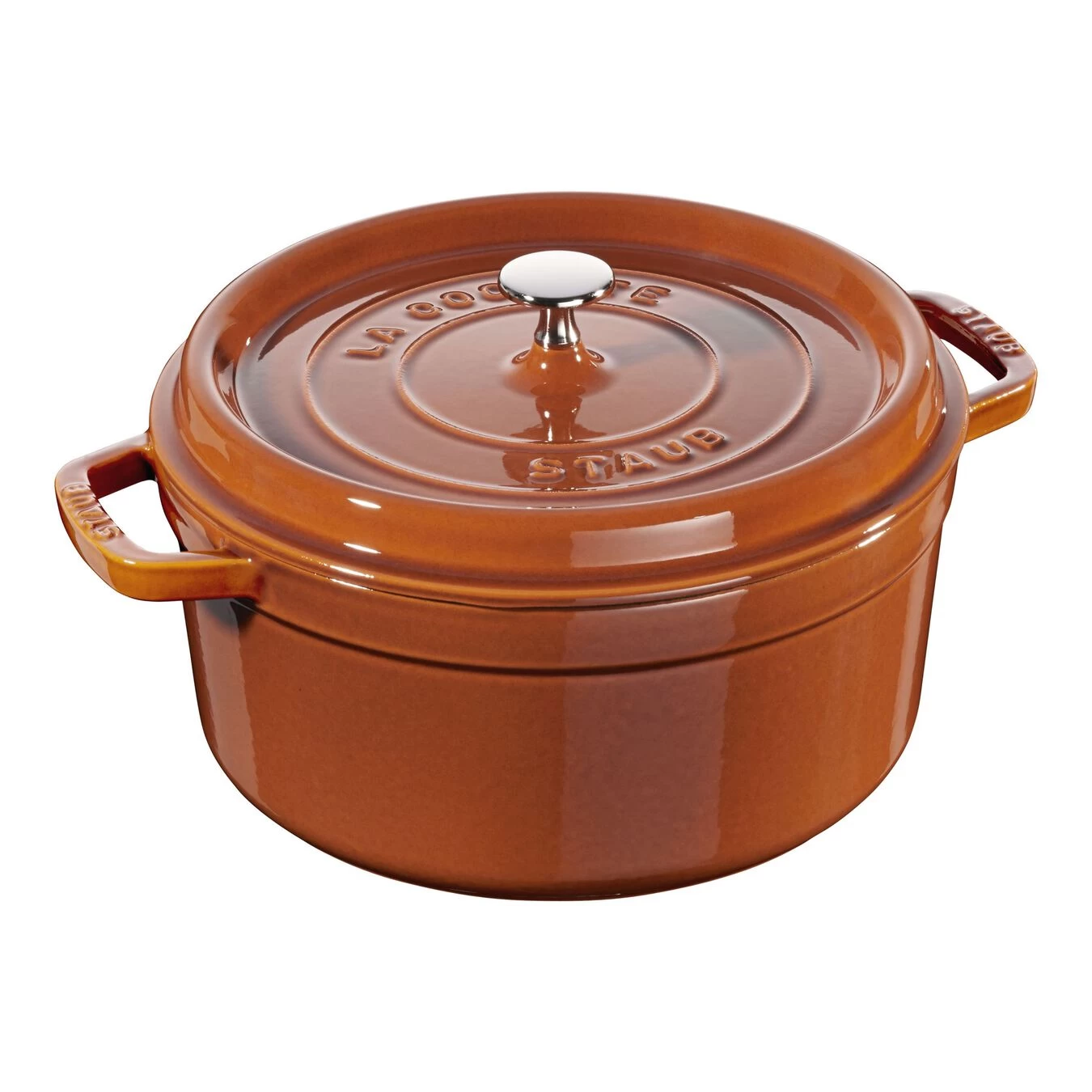 Staub Cocotte 26 Cm, Redondo, Canela, Hierro Fundido 3 Staub Cocotte 26 Cm, Redondo, Canela, Hierro Fundido