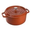 Staub Cocotte 28 Cm, Redondo, Canela, Hierro Fundido -Cocina Comercio 40511 298 0 1