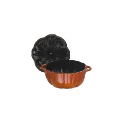 Staub Cocotte 24 Cm, Calabaza, Canela, Hierro Fundido -Cocina Comercio 40511 403 0 6