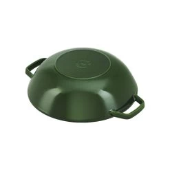 Staub Wok Con Tapa De Cristal 30 Cm, Hierro Fundido, Albahaca 7 Staub Wok Con Tapa De Cristal 30 Cm, Hierro Fundido, Albahaca -Cocina Comercio 40511 465 0 5