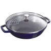 Staub Wok Con Tapa De Cristal 30 Cm, Hierro Fundido, Azul Oscuro 1 Staub Wok Con Tapa De Cristal 30 Cm, Hierro Fundido, Azul Oscuro -Cocina Comercio 40511 467 0 2