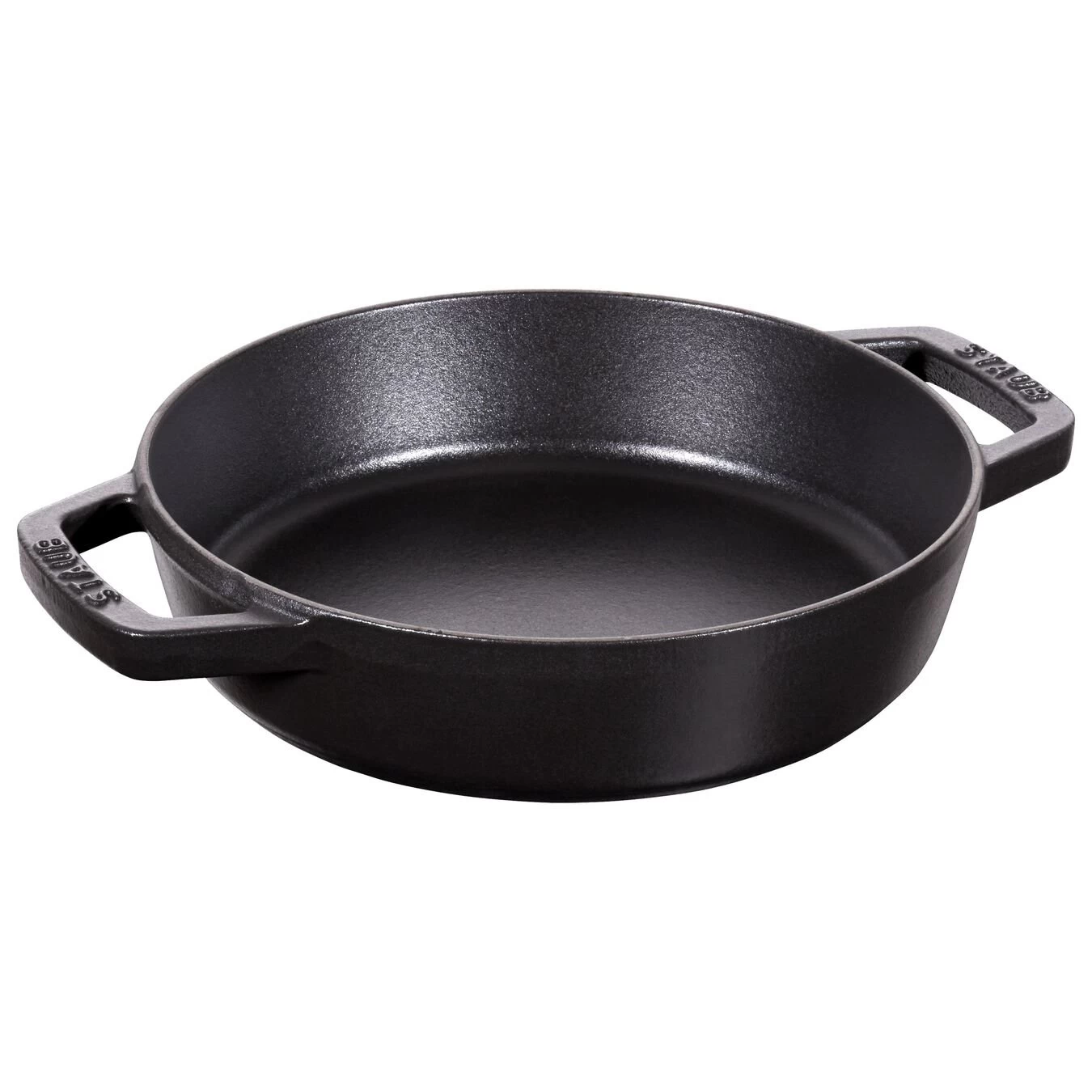 Staub Sartén Con 2 Asas 20 Cm, Hierro Fundido, Negro 3 Staub Sartén Con 2 Asas 20 Cm, Hierro Fundido, Negro