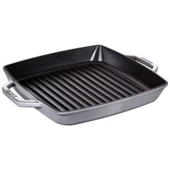 Staub Grill 28 X 28 Cm, Hierro Fundido, Gris Grafito