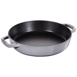 Staub Sartén 26 Cm, Hierro Fundido, Gris Grafito