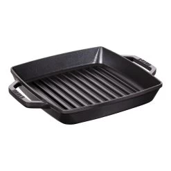Staub Grill 23 X 23 Cm, Hierro Fundido, Negro