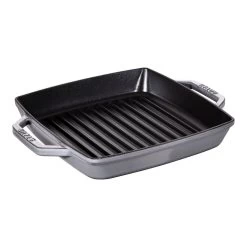 Staub Grill 23 X 23 Cm, Hierro Fundido, Gris Grafito
