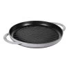 Staub Plancha 30 Cm, Redondo, Gris Grafito, Hierro Fundido -Cocina Comercio 40511 782 0 1