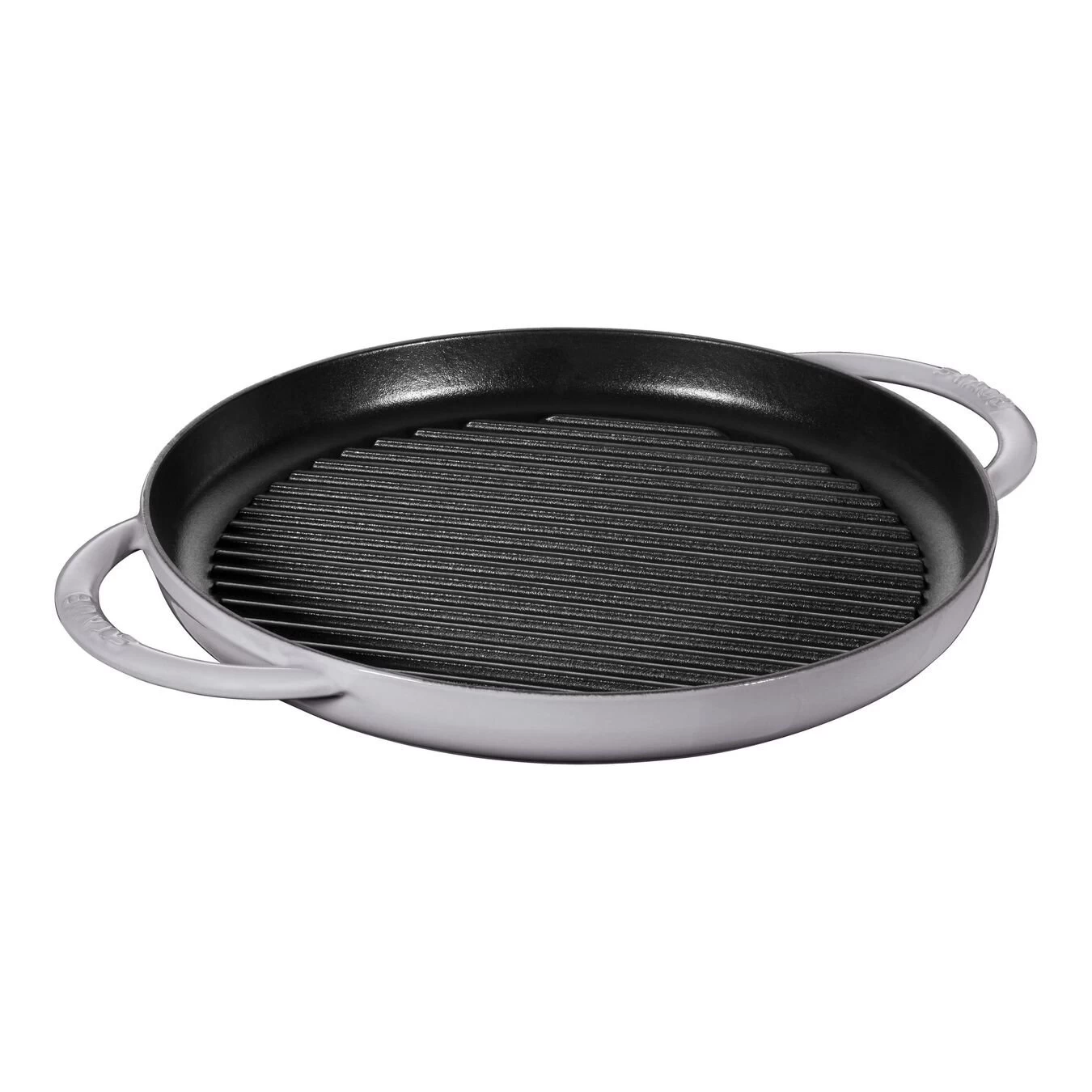 Staub Plancha 30 Cm, Redondo, Gris Grafito, Hierro Fundido 3 Staub Plancha 30 Cm, Redondo, Gris Grafito, Hierro Fundido