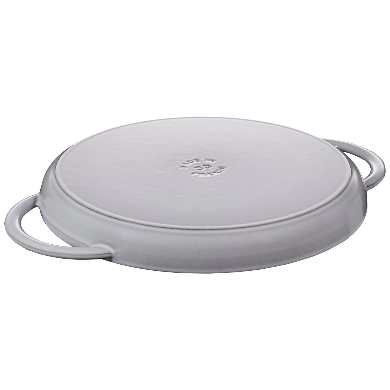 Staub Plancha 30 Cm, Redondo, Gris Grafito, Hierro Fundido 4 Staub Plancha 30 Cm, Redondo, Gris Grafito, Hierro Fundido - Imagen 2