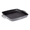 Staub Grill 33 X 33 Cm, Hierro Fundido, Gris Grafito -Cocina Comercio 40511 785 0 1