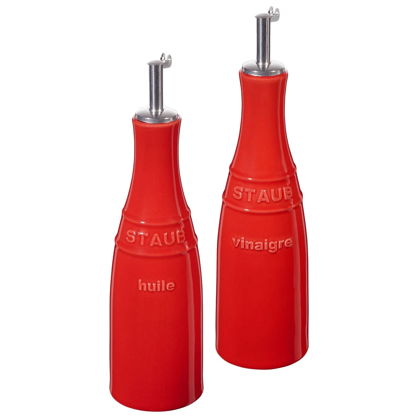 Staub Juego De Aceite Y Vinagre 20 Cm, Cerámica, Cereza 3 Staub Juego De Aceite Y Vinagre 20 Cm, Cerámica, Cereza