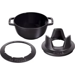 Staub Juego De Fondue 20 Cm, Negro 10 Staub Juego De Fondue 20 Cm, Negro -Cocina Comercio 40511 972 0 1