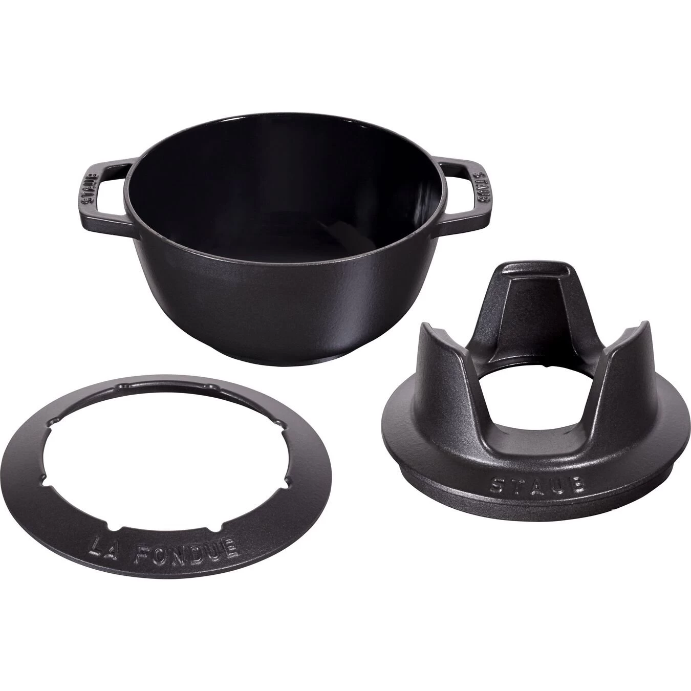 Staub Juego De Fondue 20 Cm, Negro 5 Staub Juego De Fondue 20 Cm, Negro - Imagen 3