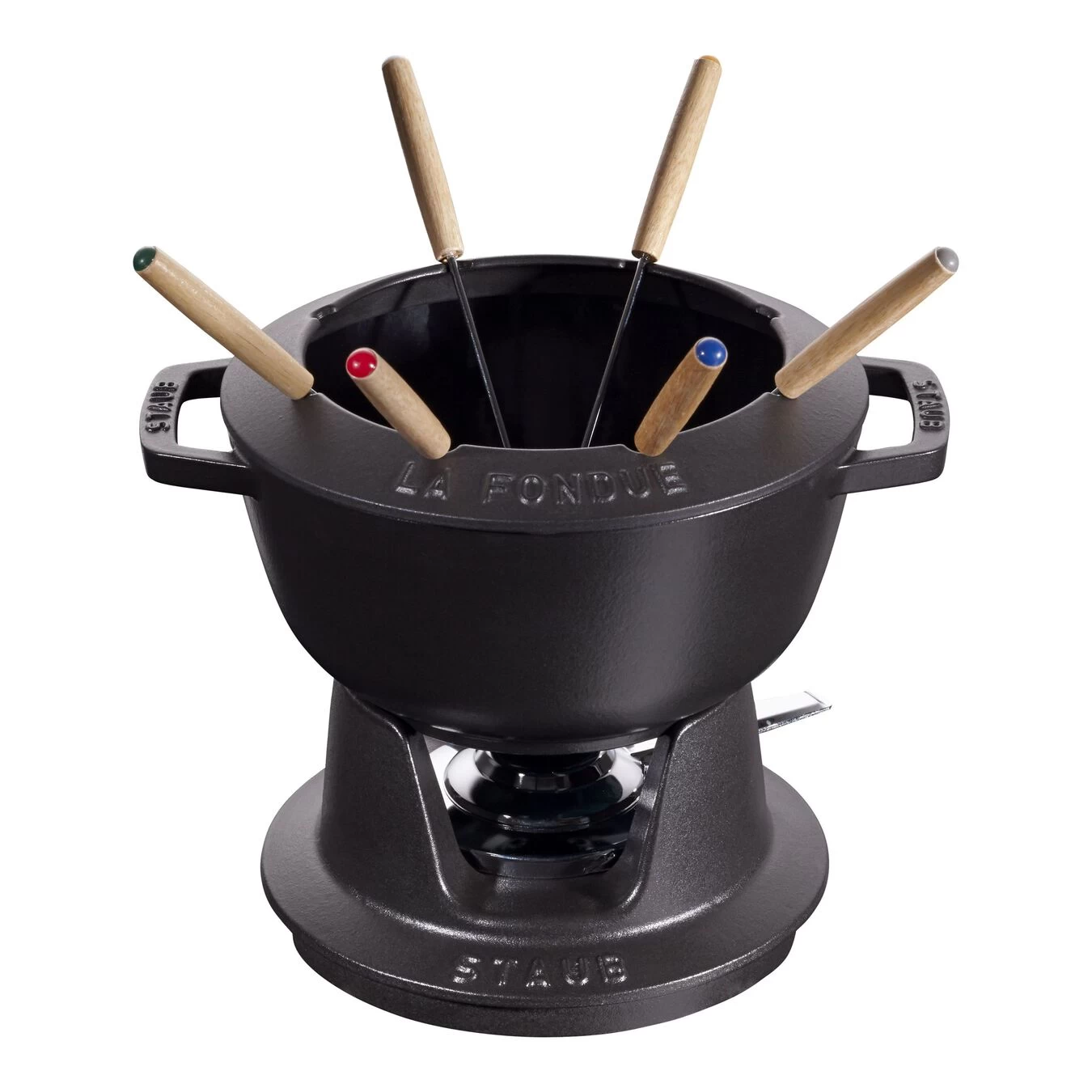 Staub Juego De Fondue 20 Cm, Negro 3 Staub Juego De Fondue 20 Cm, Negro