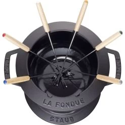 Staub Juego De Fondue 20 Cm, Negro 12 Staub Juego De Fondue 20 Cm, Negro -Cocina Comercio 40511 972 0 3