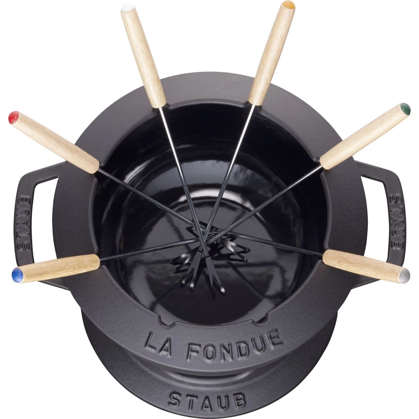 Staub Juego De Fondue 20 Cm, Negro 7 Staub Juego De Fondue 20 Cm, Negro - Imagen 5