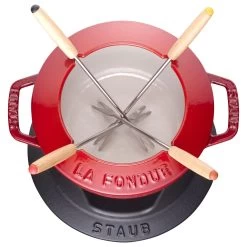 Staub Juego De Fondue 16 Cm, Cereza -Cocina Comercio 40511 973 0 2