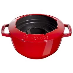 Staub Juego De Fondue 20 Cm, Cereza -Cocina Comercio 40511 975 0 2