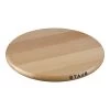 Staub Salvamanteles Magnético 23 Cm, Redondo, Haya, Marrón -Cocina Comercio 40511077