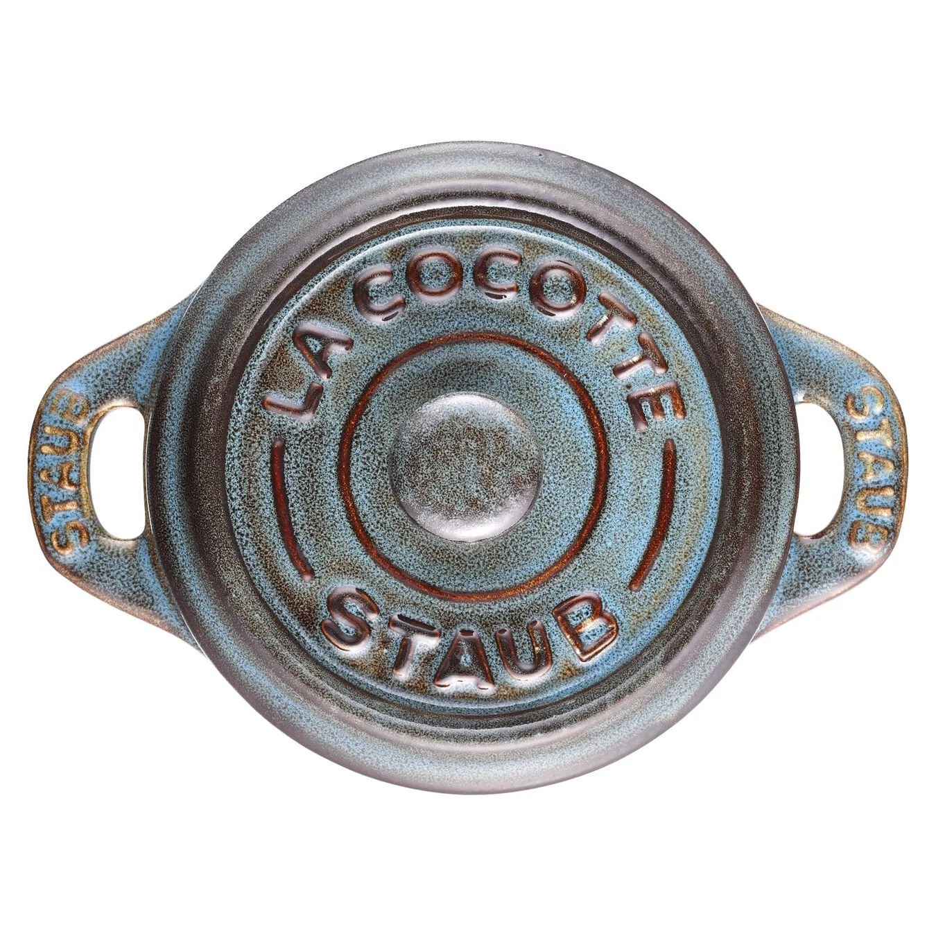 Staub Mini Cocotte 10 Cm, Redondo, Turquesa Antiguo, Cerámica 5 Staub Mini Cocotte 10 Cm, Redondo, Turquesa Antiguo, Cerámica - Imagen 3