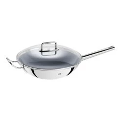 Zwilling Wok 32 Cm, 18/10 Acero Inoxidable, Plata