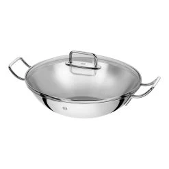 Zwilling Wok 32 Cm, 18/10 Acero Inoxidable, Plata