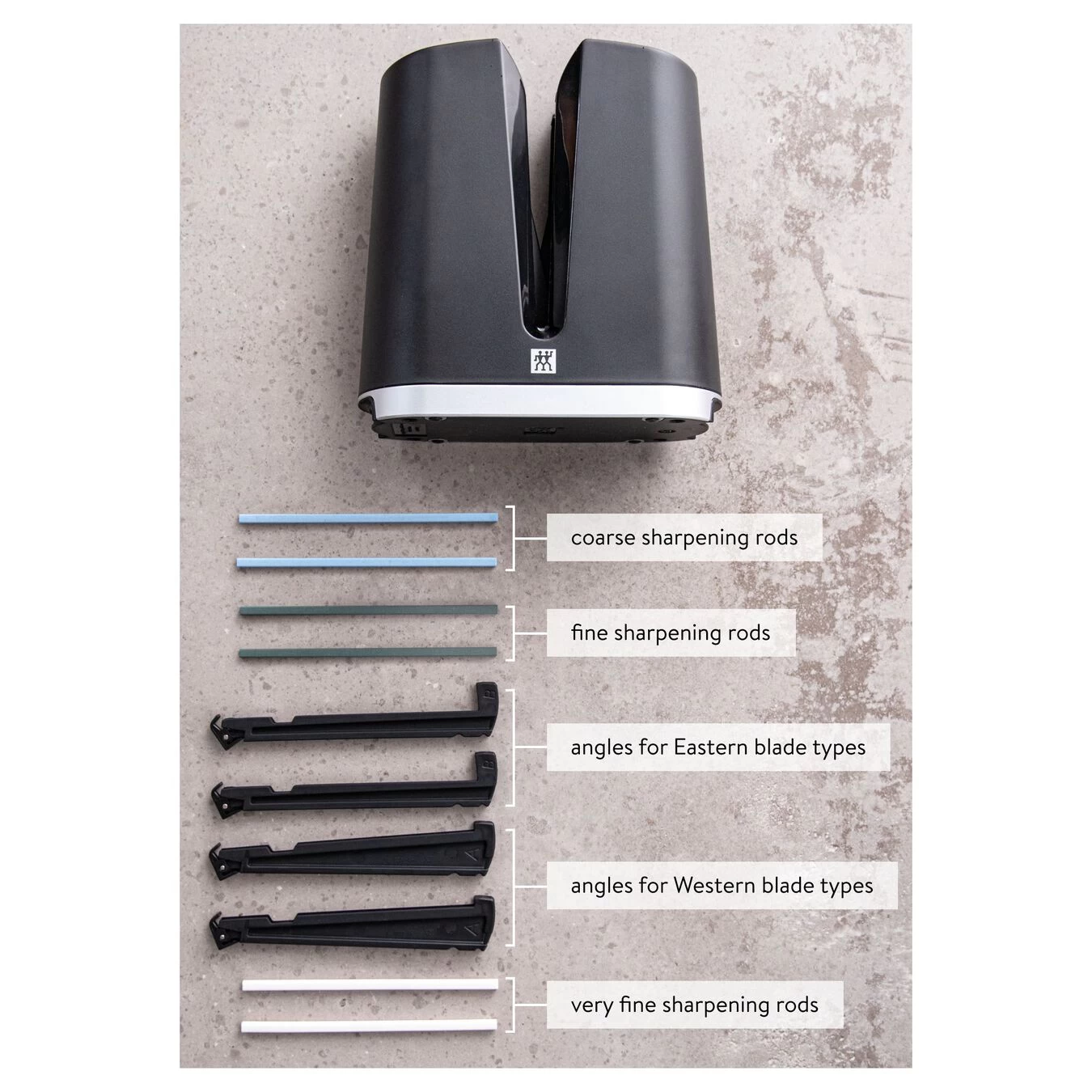 Zwilling Afilador V-Edge, ABS 4 Zwilling Afilador V-Edge, ABS - Imagen 2