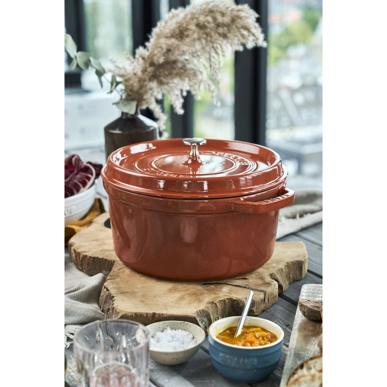 Staub Cocotte 26 Cm, Redondo, Canela, Hierro Fundido 8 Staub Cocotte 26 Cm, Redondo, Canela, Hierro Fundido - Imagen 6