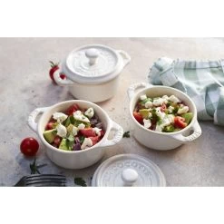 Staub Set De Cocotte 4-pzs, Redondo, Blanco Marfil, Cerámica -Cocina Comercio 424421841