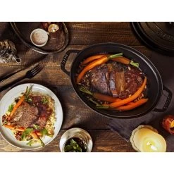 Staub Cocotte 33 Cm, Ovalado, Negro, Hierro Fundido 13 Staub Cocotte 33 Cm, Ovalado, Negro, Hierro Fundido -Cocina Comercio 424423885