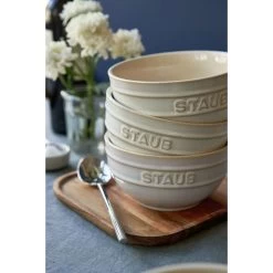 Staub Cuenco 14 Cm, Cerámica, Blanco Marfil -Cocina Comercio 424424398