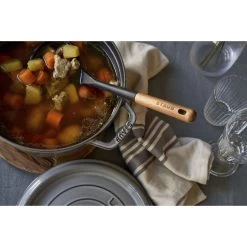 Staub Cocotte 24 Cm, Redondo, Gris Grafito, Hierro Fundido 12 Staub Cocotte 24 Cm, Redondo, Gris Grafito, Hierro Fundido -Cocina Comercio 424424407