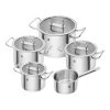 Zwilling Batería De Cocina 5-pzs, 18/10 Acero Inoxidable -Cocina Comercio 64120005