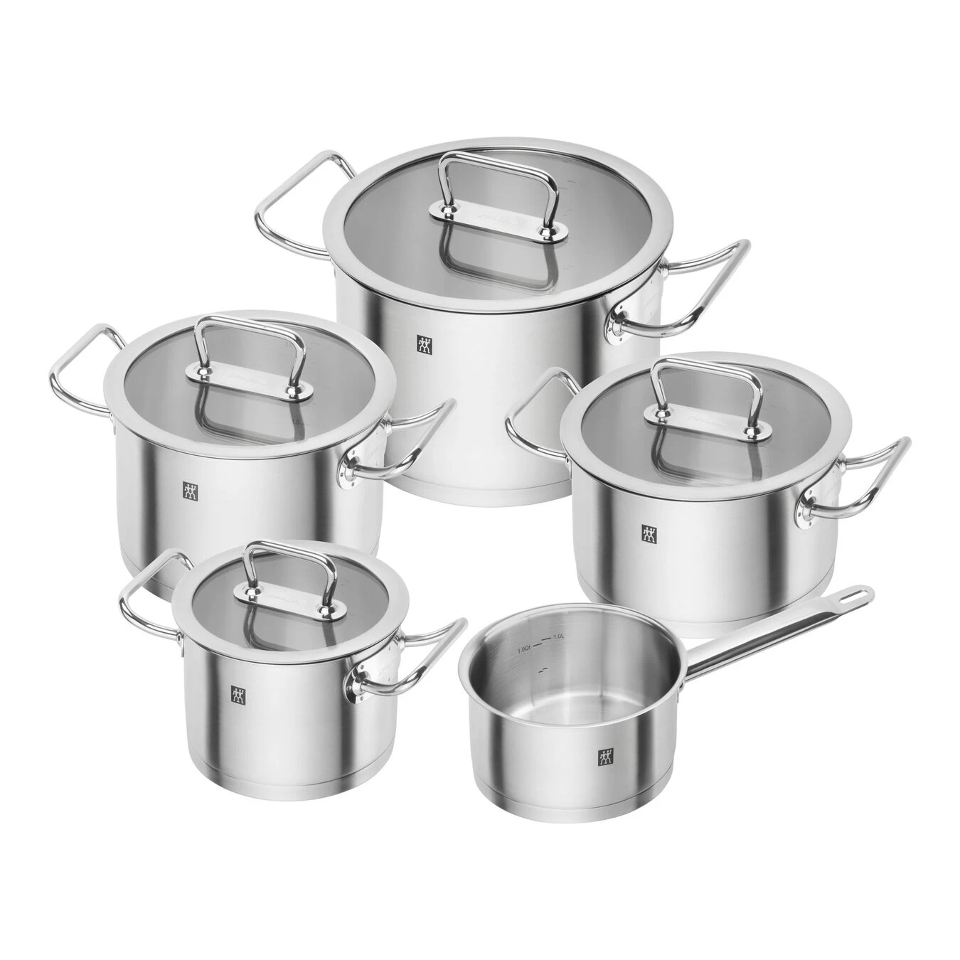 Zwilling Batería De Cocina 5-pzs, 18/10 Acero Inoxidable 3 Zwilling Batería De Cocina 5-pzs, 18/10 Acero Inoxidable