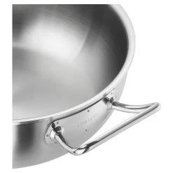Zwilling Wok 30 Cm, 18/10 Acero Inoxidable, Plata -Cocina Comercio 65121 300 0 000000306