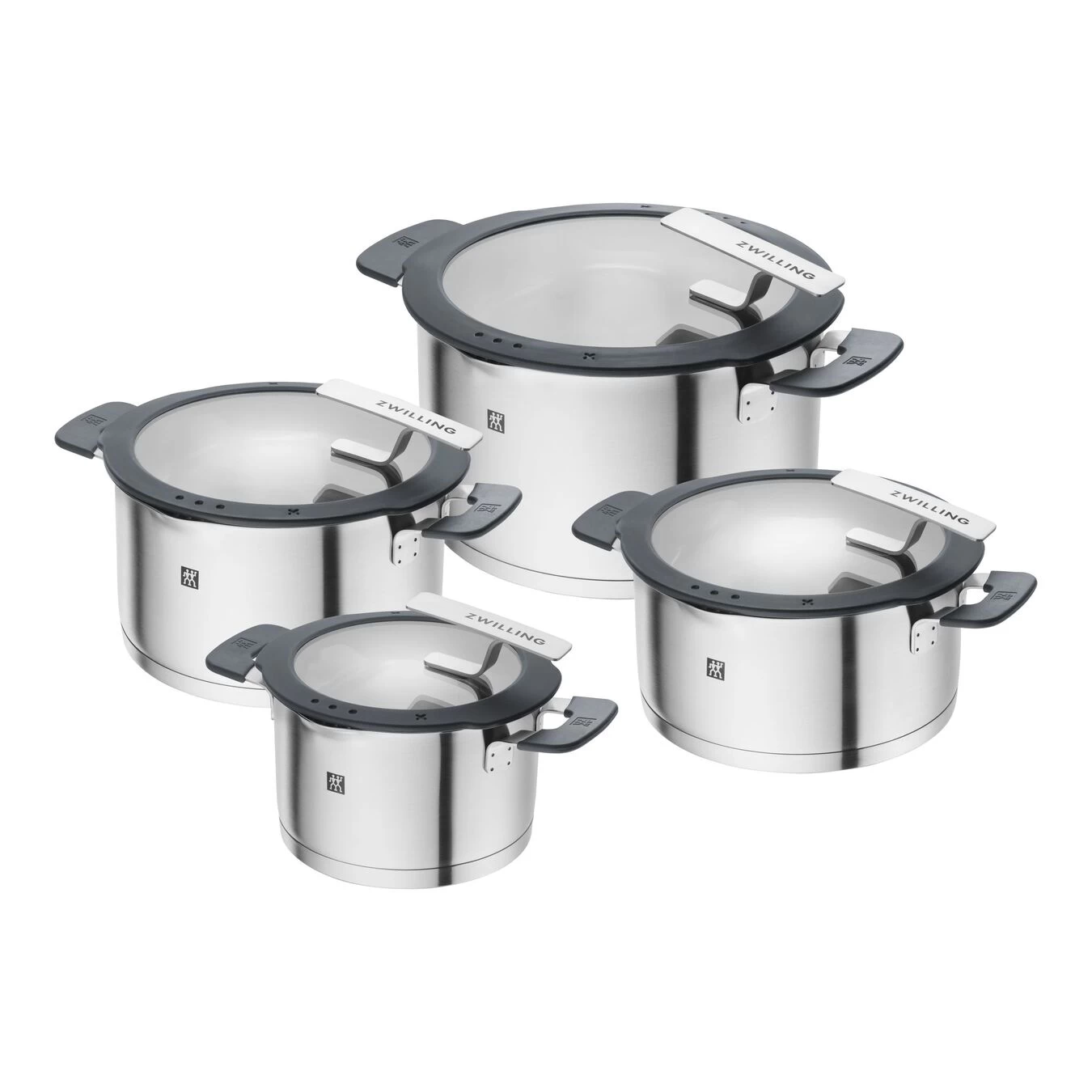 Zwilling Batería De Cocina 4-pzs, Acero Inoxidable 3 Zwilling Batería De Cocina 4-pzs, Acero Inoxidable