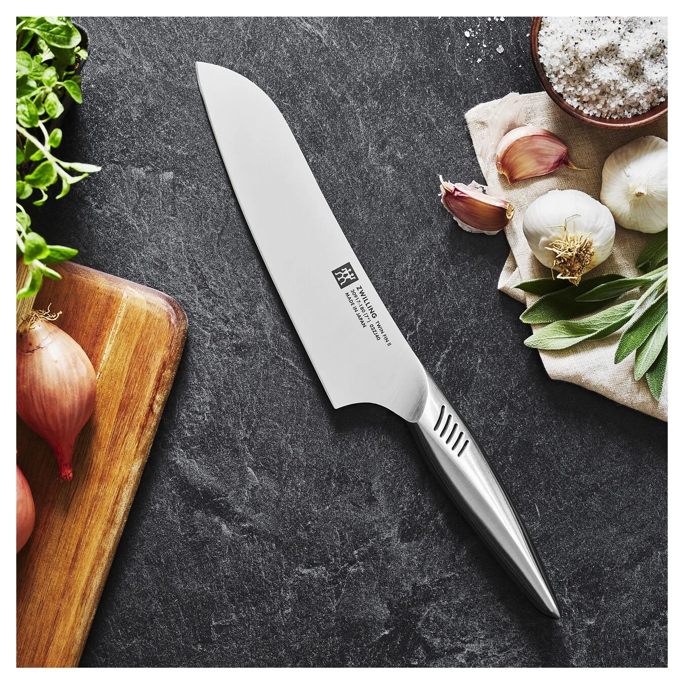 Zwilling Cuchillo Santoku 18 Cm, Filo Suave 4 Zwilling Cuchillo Santoku 18 Cm, Filo Suave - Imagen 2