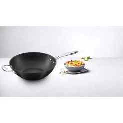Zwilling Wok 30 Cm, Aluminio, Negro -Cocina Comercio 750039728