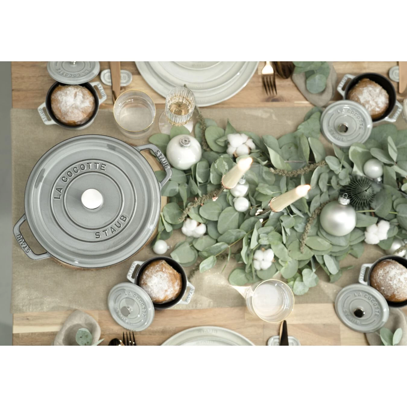 Staub Cocotte 26 Cm, Redondo, Gris Grafito, Hierro Fundido 8 Staub Cocotte 26 Cm, Redondo, Gris Grafito, Hierro Fundido - Imagen 6