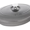 Staub Fuente Para Horno Con Tapa 23 Cm, Hierro Fundido -Cocina Comercio 750060809