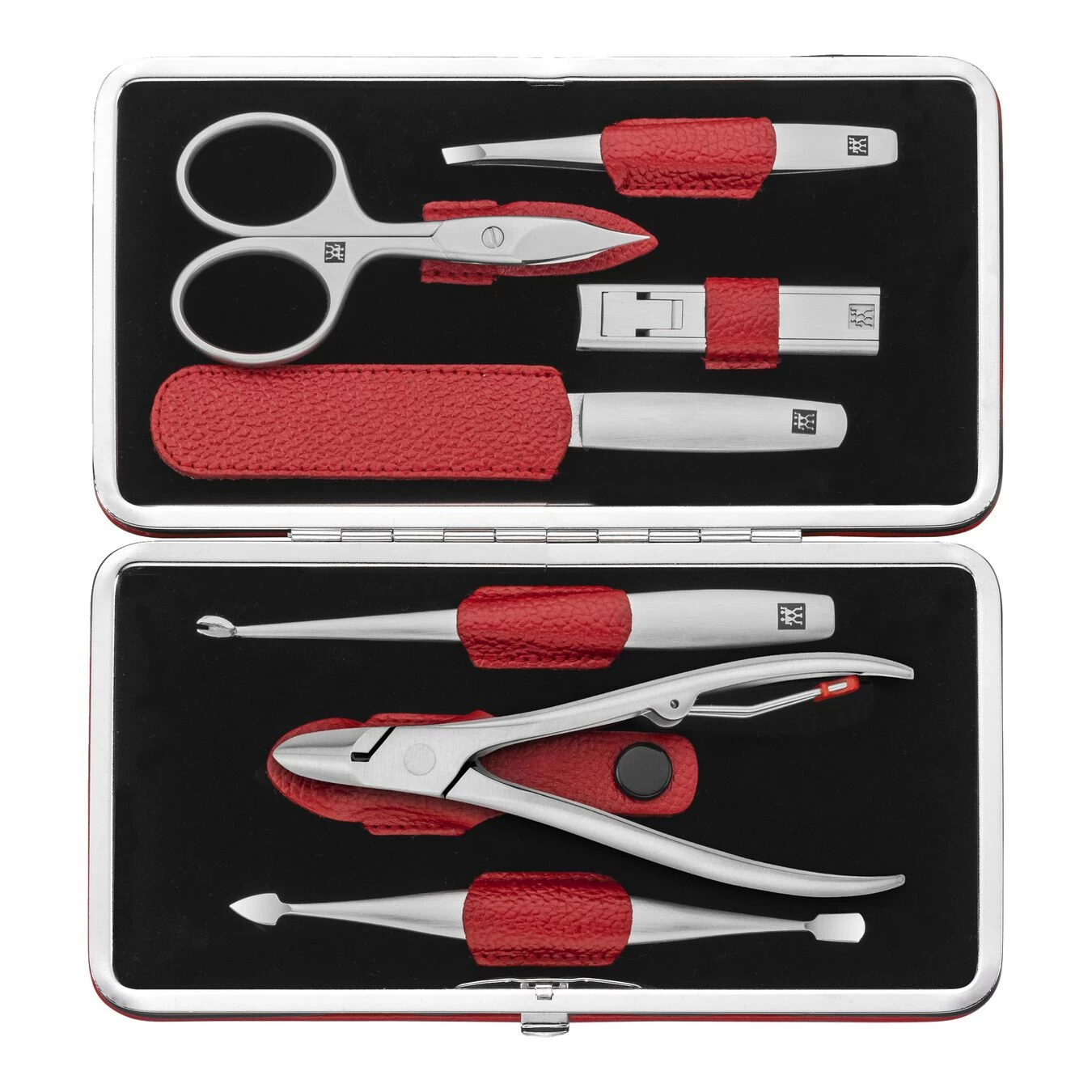 Zwilling Estuche Con Cierre A Presión 7-pzs, Rojo 3 Zwilling Estuche Con Cierre A Presión 7-pzs, Rojo