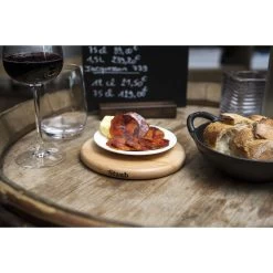 Staub Salvamanteles Magnético 16 Cm, Redondo, Haya, Marrón -Cocina Comercio 000013482