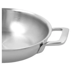 Demeyere Sartén Con 2 Asas 20 Cm, 18/10 Acero Inoxidable, Plata -Cocina Comercio 000023116