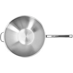 Demeyere Wok Fondo Plano 36 Cm, 18/10 Acero Inoxidable, Plata 9 Demeyere Wok Fondo Plano 36 Cm, 18/10 Acero Inoxidable, Plata -Cocina Comercio 000023118