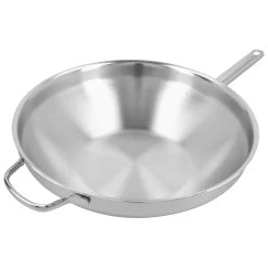 Demeyere Wok Fondo Plano 32 Cm, 18/10 Acero Inoxidable, Plata 9 Demeyere Wok Fondo Plano 32 Cm, 18/10 Acero Inoxidable, Plata -Cocina Comercio 000023208